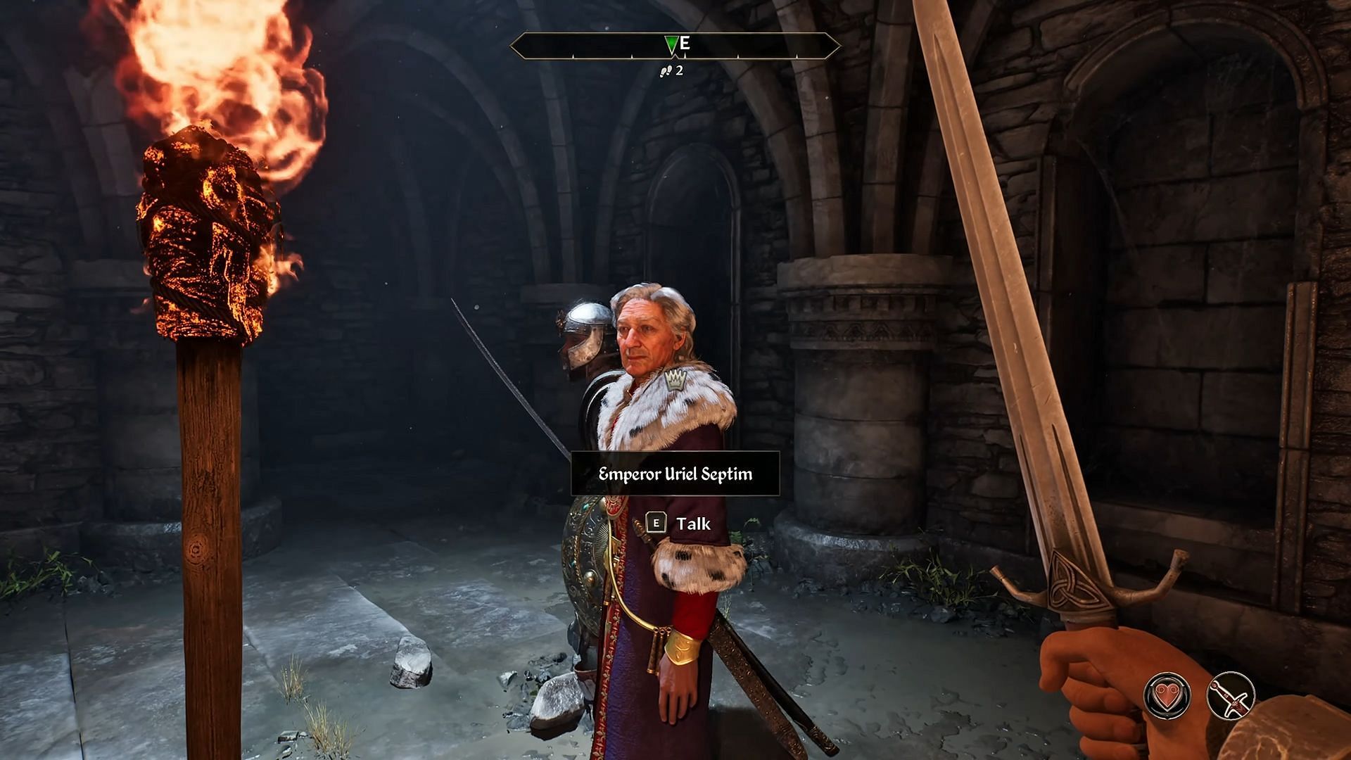 Emperor Uriel Septim in Oblivion Remastered (Image via Bethesda Softworks || YouTube/@Buddha saurus)